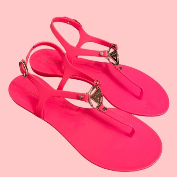Guess Hot Pink Women's Sandals - Picture 2 of 3
